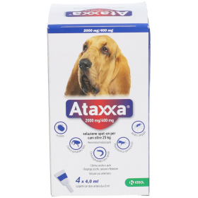 Krka Ataxxa 2000 Mg/400 Mg Soluzione Spot-on Per Cani Oltre 25 Kg