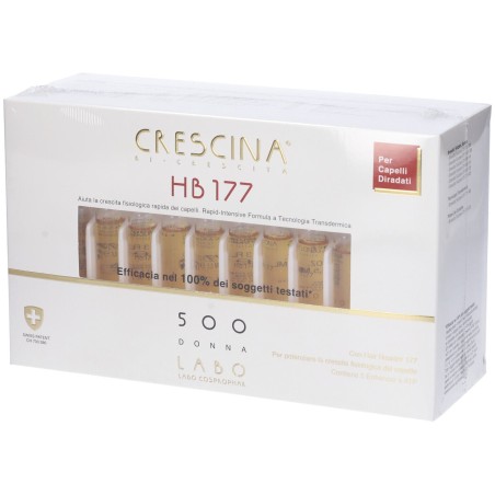 Crescina Ri Crescita Hb177 500 Donna 40 fiale 3,5 ml Crescina Ri Crescita Hb177 500 Donna 40 fiale 3,5 ml