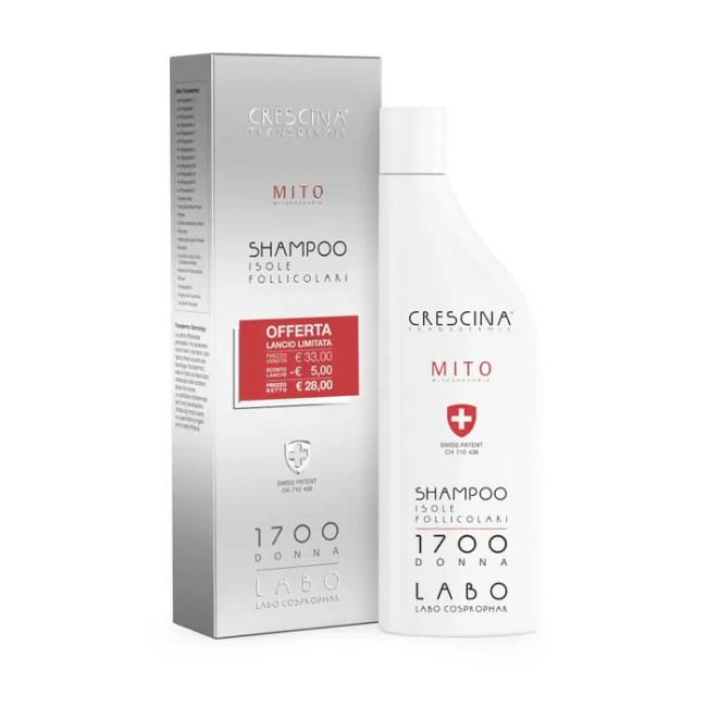 Crescina Shampoo Isole Follicolari Mito 1700 Donna 150 ml Crescina Shampoo Isole Follicolari Mito 1700 Donna 150 ml