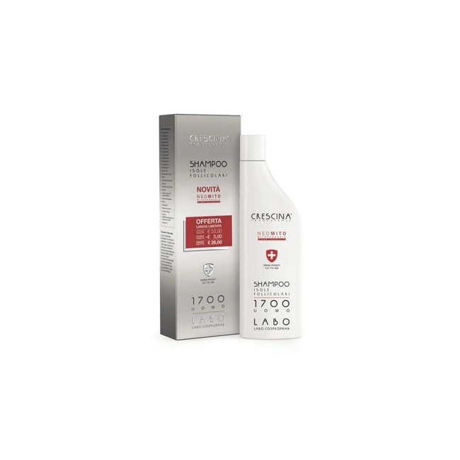 Crescina Shampoo Isole Follicolari Neo-Mito 1700 Uomo 150 ml Crescina Shampoo Isole Follicolari Neo-Mito 1700 Uomo 150 ml