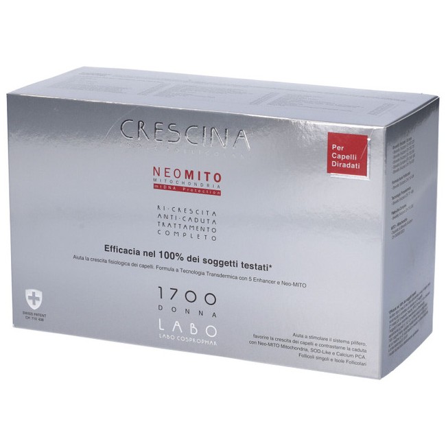 Labo Crescina Isole Follicolari Super Formula 1700 Donna Tc 20+20 Fiale 3,5 Ml