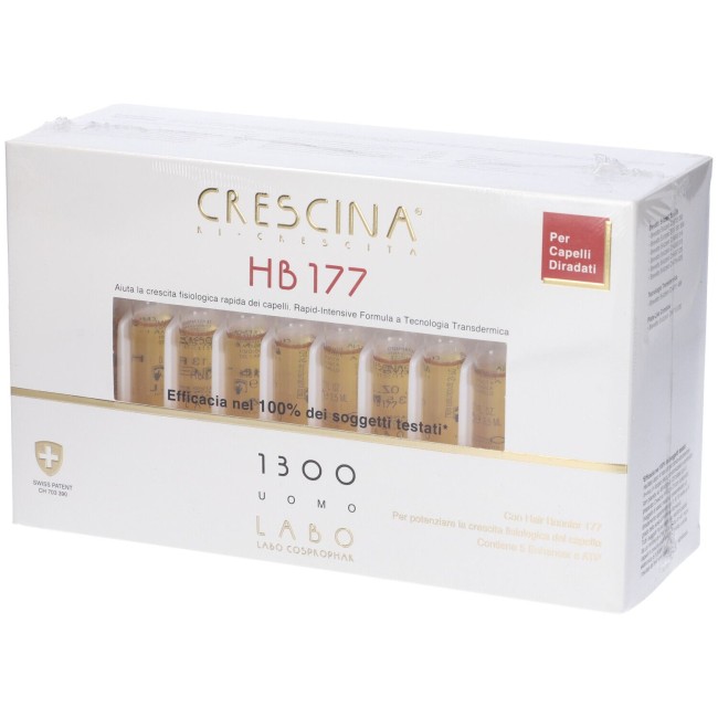 Crescina Ri Crescita hb177 1300 Uomo 40 fiale 3,5 ml Crescina Ri Crescita hb177 1300 Uomo 40 fiale 3,5 ml