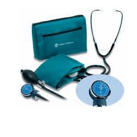 Farmac-zabban Sfigmomanometro Aneroide Manuale Da Braccio Con Fonendoscopio Modello Pocket Alta Precisione Bracciale Impermeabil