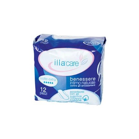 Pietrasanta Pharma Illa Care Assorbente Notte Extra 12 Pezzi Pietrasanta Pharma Illa Care Assorbente Notte Extra 12 Pezzi