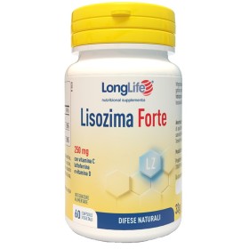 Longlife Lisozima Forte 60 Capsule Vegetali Da 600 Mg