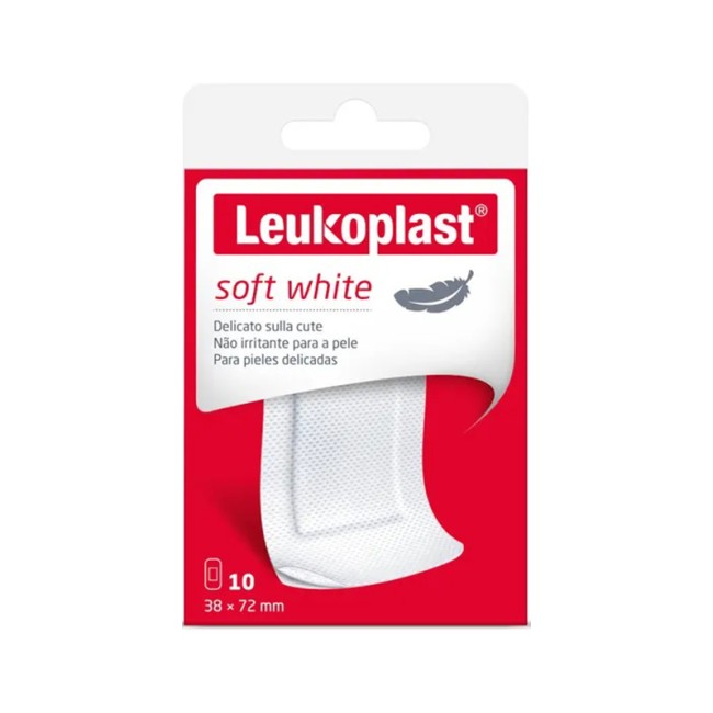 Essity Leukoplast Soft White 72 X 38 Cm 10 Pezzi Essity Leukoplast Soft White 72 X 38 Cm 10 Pezzi