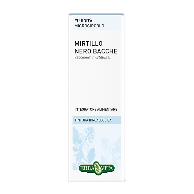 Erba Vita Mirtillo Nero Bacche Tintura Idroalcolica 50 Ml Ebv Erba Vita Mirtillo Nero Bacche Tintura Idroalcolica 50 Ml Ebv
