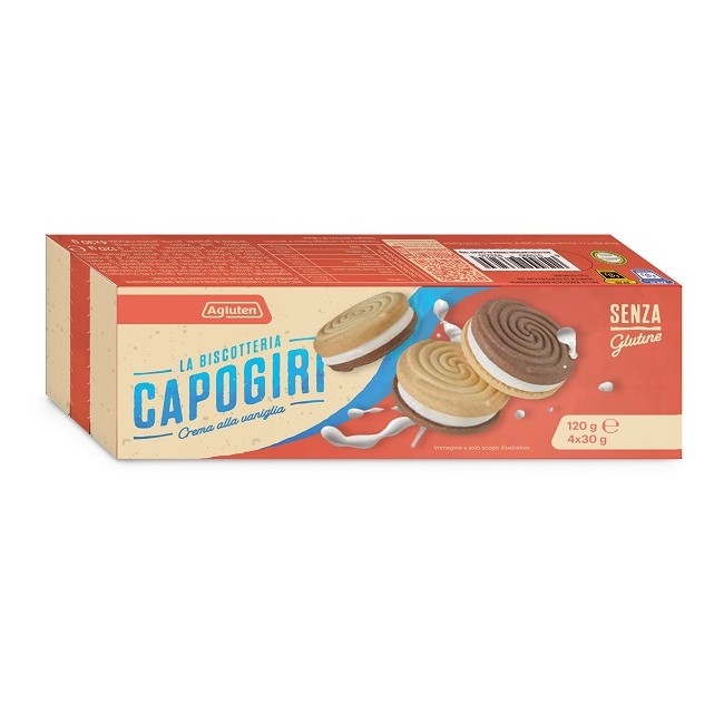 Nove Alpi Agluten Capogiri Crema Vaniglia 120 G Nove Alpi Agluten Capogiri Crema Vaniglia 120 G