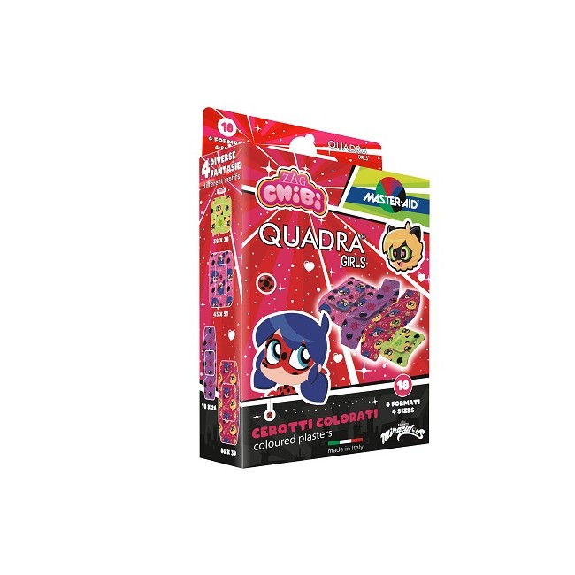 Pietrasanta Pharma Cerotto Master-aid Quadra Girls Lady Bug Assortiti 18 Pezzi Pietrasanta Pharma Cerotto Master-aid Quadra Girls Lady Bug Assortiti 18 Pezzi