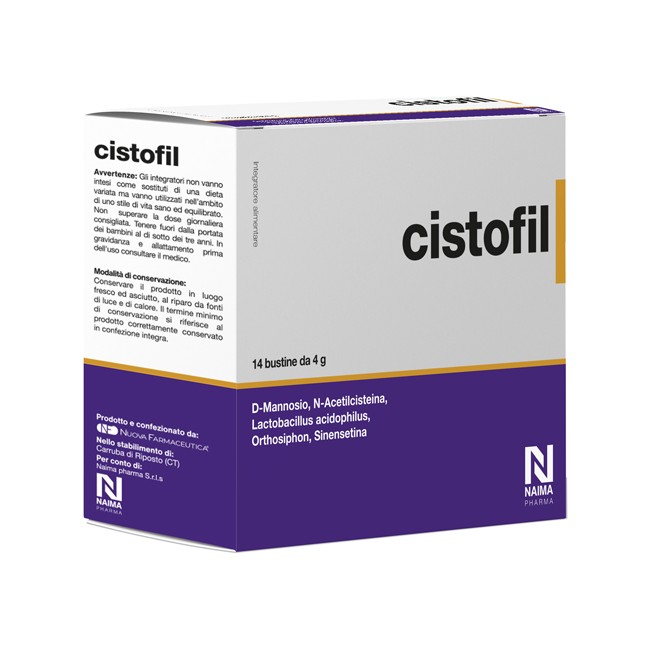 Naima Pharma S Cistofil 14 Bustine Naima Pharma S Cistofil 14 Bustine
