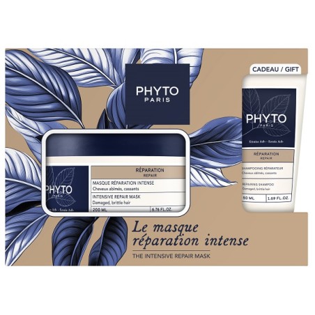 Phyto Paris Bellezza Riparazione 25 1 Maschera 200 Ml + 1 Shampoo 50 Ml Phyto Paris Bellezza Riparazione 25 1 Maschera 200 Ml + 1 Shampoo 50 Ml