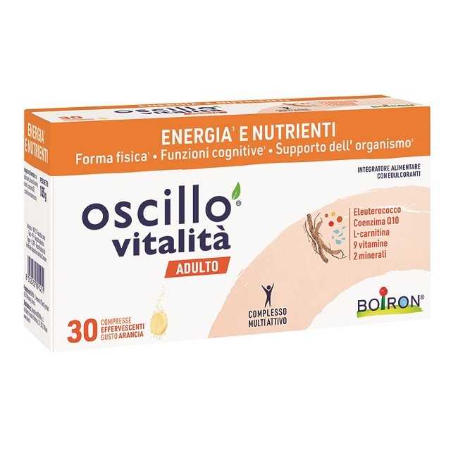 Boiron Oscillo Vitalita' Adulto 30 Compresse Effervescenti