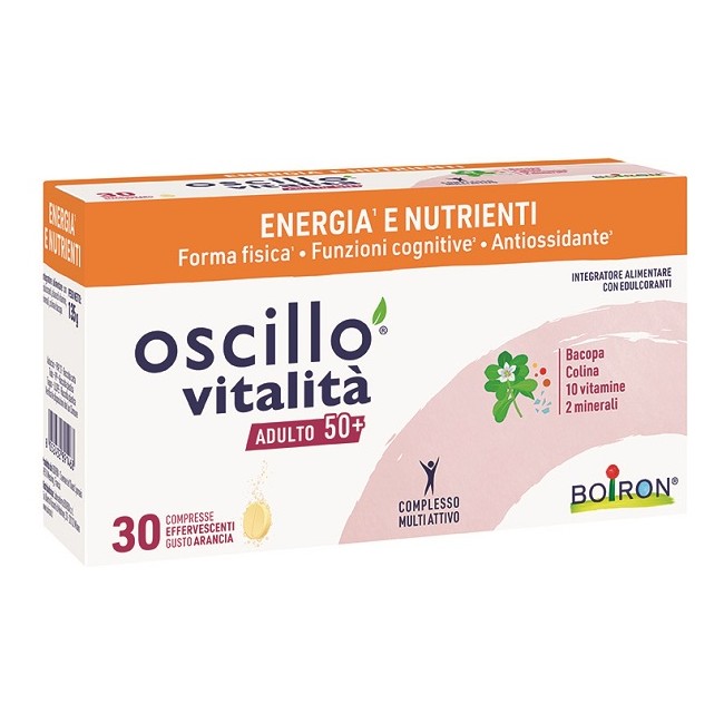 Boiron Oscillo Vitalita' 50+ 30 Compresse Effervescenti