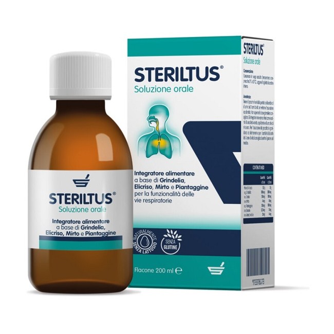 Sterilfarma Steriltus Soluzione Orale 200 Ml Nuova Formula Sterilfarma Steriltus Soluzione Orale 200 Ml Nuova Formula