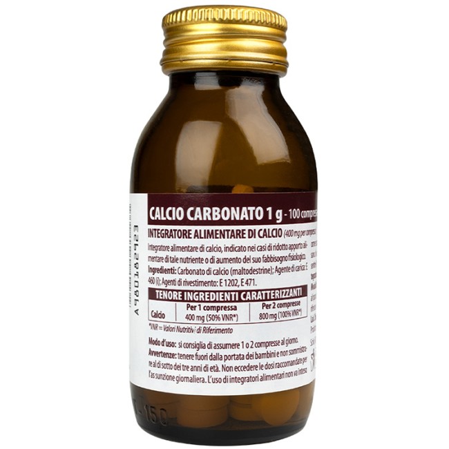 Sella Calcio Carbonato Nuova Formula 1 G 100 Compresse Sella Calcio Carbonato Nuova Formula 1 G 100 Compresse