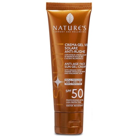 Bios Line Nature's I Solari Crema Gel Viso Antirughe Spf50 50 Ml