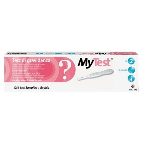 Test Di Gravidanza Rapido Hcg Mytest 2 Pezzi Test Di Gravidanza Rapido Hcg Mytest 2 Pezzi