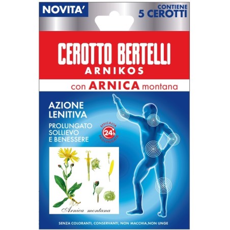 Kelemata Bertelli Cerotto Arnikos Con Arnica Montana 5 Pezzi Kelemata Bertelli Cerotto Arnikos Con Arnica Montana 5 Pezzi
