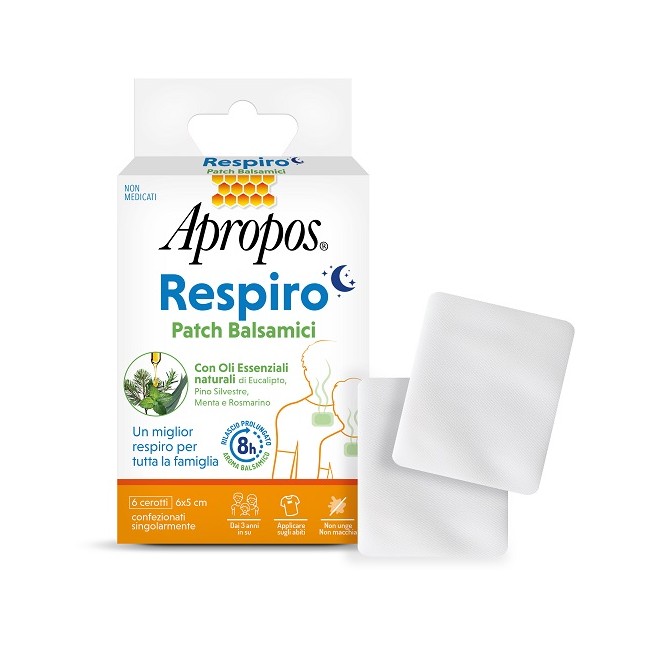Apropos Respiro Patch Balsamici 6 Pezzi Apropos Respiro Patch Balsamici 6 Pezzi