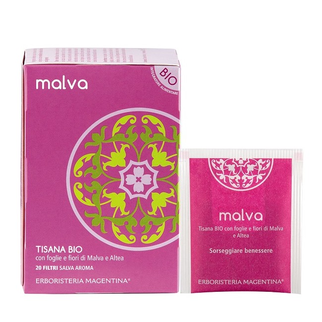 Erboristeria Magentina Tisana Malva Bio 20 Filtri Erboristeria Magentina Tisana Malva Bio 20 Filtri