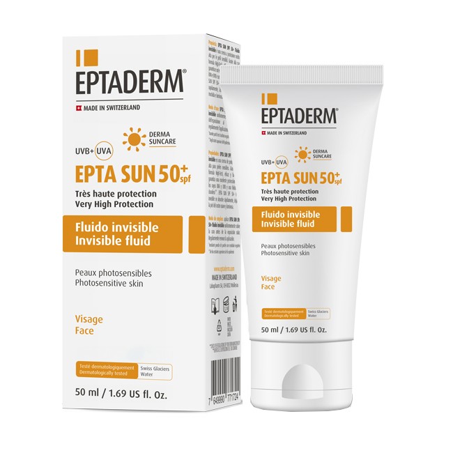 Unika Labs Epta Sun Spf50+ Fluido Invisibile 50 Ml Unika Labs Epta Sun Spf50+ Fluido Invisibile 50 Ml