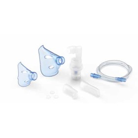 Air Liquide Soffio Cube Kit Accessori Ricambio Con Ampolla, Boccaglio E Focella Nasale, Maschera Pediatrica E Adulti, Tubello E