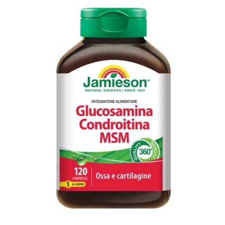 Biovita Jamieson Glucosamina Condroitina Msm 120 Compresse