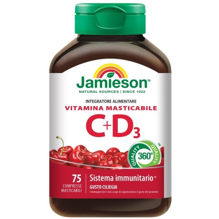 Biovita Jamieson Vitamina C 500 + D 75 Compresse Biovita Jamieson Vitamina C 500 + D 75 Compresse