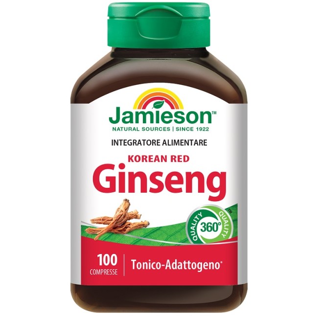 Biovita Jamieson Korean Ginseng 100 Compresse Biovita Jamieson Korean Ginseng 100 Compresse