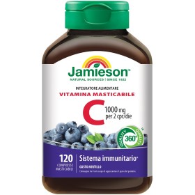 Biovita Jamieson Vitamina C 1000 Mirtillo 120 Compresse Masticabili