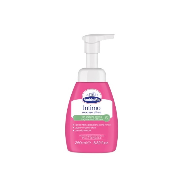 Zeta Farmaceutici Euphidra Amidomio Intimo Mousse Attiva Ph 3,5 250 Ml