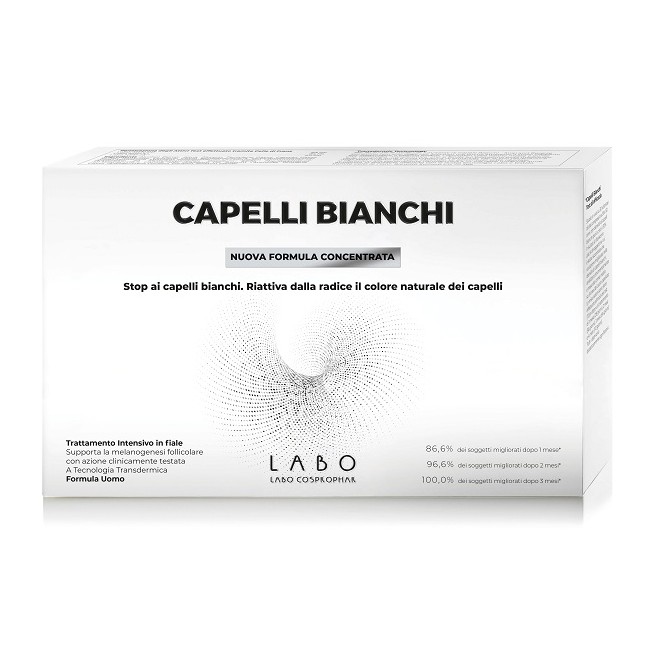 Labo Capelli Bianchi Trattamento Intensivo Uomo 20 Fiale Da 3,5 Ml