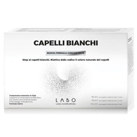 Labo Capelli Bianchi Trattamento Intensivo Uomo 20 Fiale Da 3,5 Ml