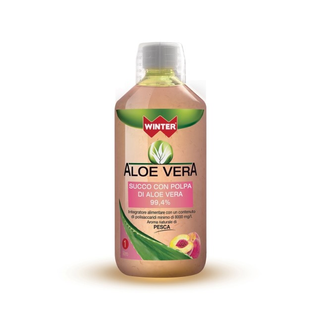 Winter Aloe Vera Succo 99,4% Pesca 1 Litro Winter Aloe Vera Succo 99,4% Pesca 1 Litro