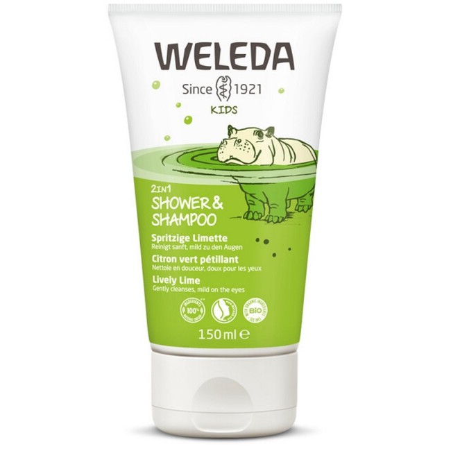 Weleda 2 In 1 Kids Shower & Shampoo Lively Lime 150 Ml Weleda 2 In 1 Kids Shower & Shampoo Lively Lime 150 Ml