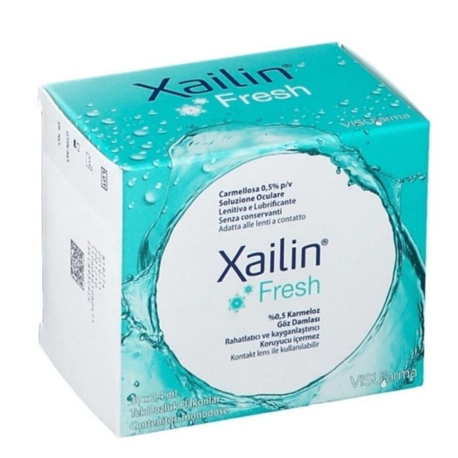 Visufarma Collirio Xailin Fresh 30 Flaconcini X 0,4 Ml Visufarma Collirio Xailin Fresh 30 Flaconcini X 0,4 Ml