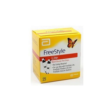 Abbott Strisce Misurazione Glicemia Freestyle Lite 25 Pezzi