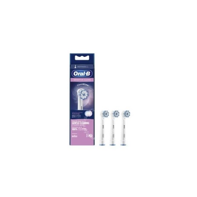 Procter & Gamble Oralb Power Refill Eb60-3 Sensitive Clean 3 Pezzi Procter & Gamble Oralb Power Refill Eb60-3 Sensitive Clean 3 Pezzi
