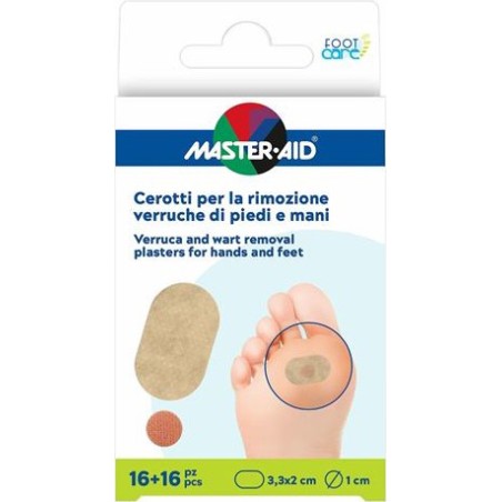 Pietrasanta Pharma Cerotto Verruche Master-aid Footcare Piedi/mani 16 Pezzi E4