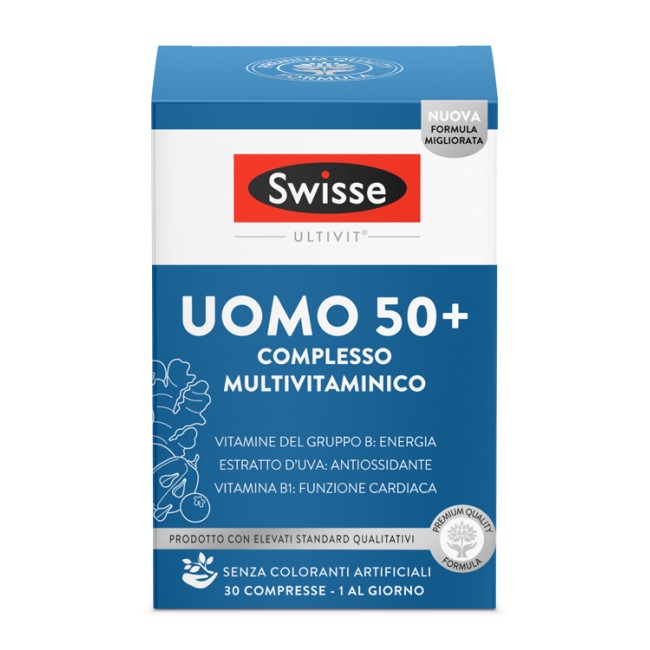 Health And Happiness Swisse Multivitaminico Uomo 50+ 30 Compresse Health And Happiness Swisse Multivitaminico Uomo 50+ 30 Compresse