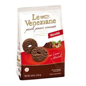 Molino Di Ferro Le Veneziane Biscotti Cacao/nocciola 250 G