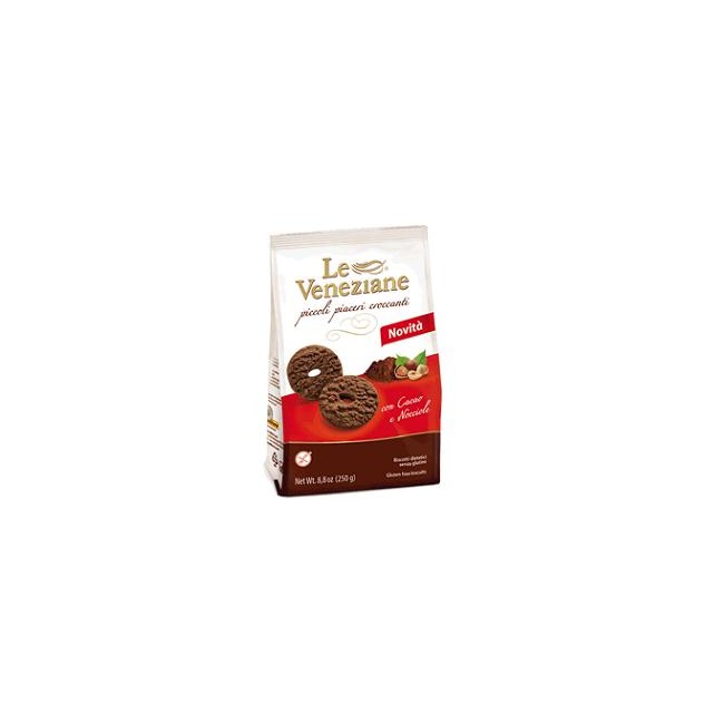 Molino Di Ferro Le Veneziane Biscotti Cacao/nocciola 250 G Molino Di Ferro Le Veneziane Biscotti Cacao/nocciola 250 G
