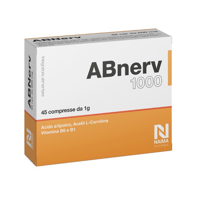 Naima Pharma S Abnerv 1000 45 Compresse Naima Pharma S Abnerv 1000 45 Compresse
