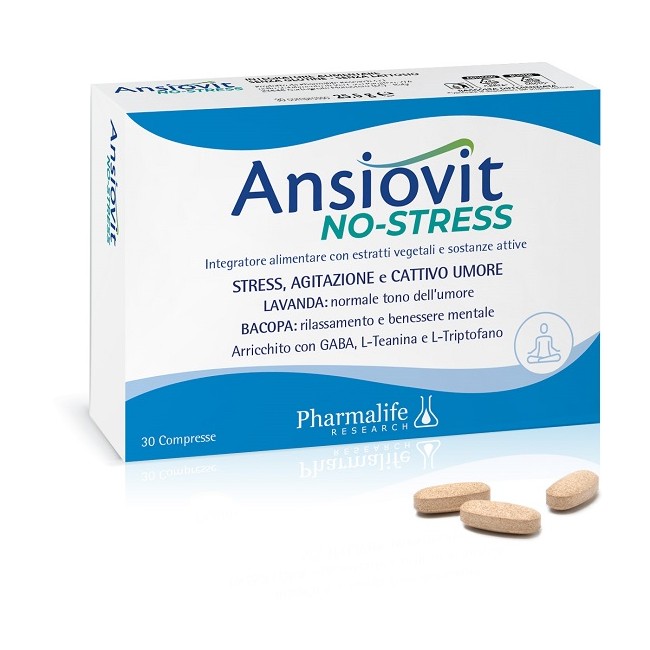 Pharmalife Research Ansiovit No Stress 30 Compresse Pharmalife Research Ansiovit No Stress 30 Compresse