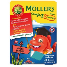 Difar Distribuzione Moller's Omega 3 Jelly Fish 36 Gommose