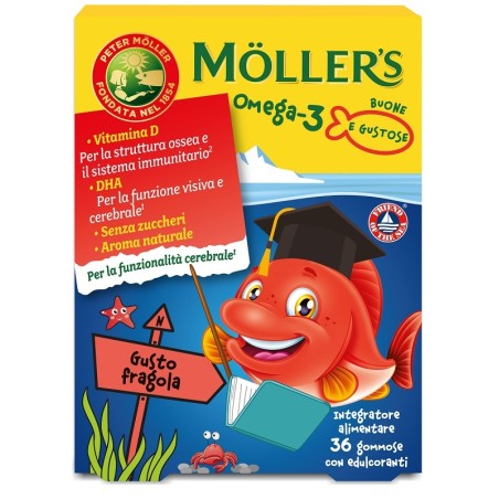 Difar Distribuzione Moller's Omega 3 Jelly Fish 36 Gommose Difar Distribuzione Moller's Omega 3 Jelly Fish 36 Gommose