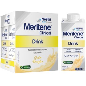 Nestlè Meritene Clinical Drink Vaniglia 4 Bottiglie Da 200 Ml