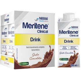 Meritene Clinical Drink Cioccolato 4 Bottiglie Da 200 Ml