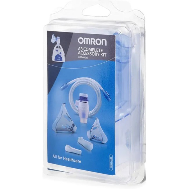 Corman Omron A3 Complete Kit Ricambio Ampolla Regolabile + Tubo + Mascherina Pediatrica + Mascherina Adulti + Forcelle Nasali + Corman Omron A3 Complete Kit Ricambio Ampolla Regolabile + Tubo + Mascherina Pediatrica + Mascherina Adulti + Forcelle Nasali +