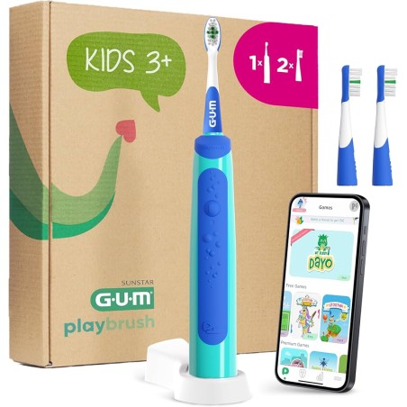 Gum Playbrush Spazzolino Kids 3+ Blu Gum Playbrush Spazzolino Kids 3+ Blu